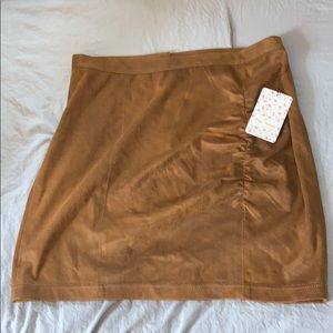 free people mini skirt